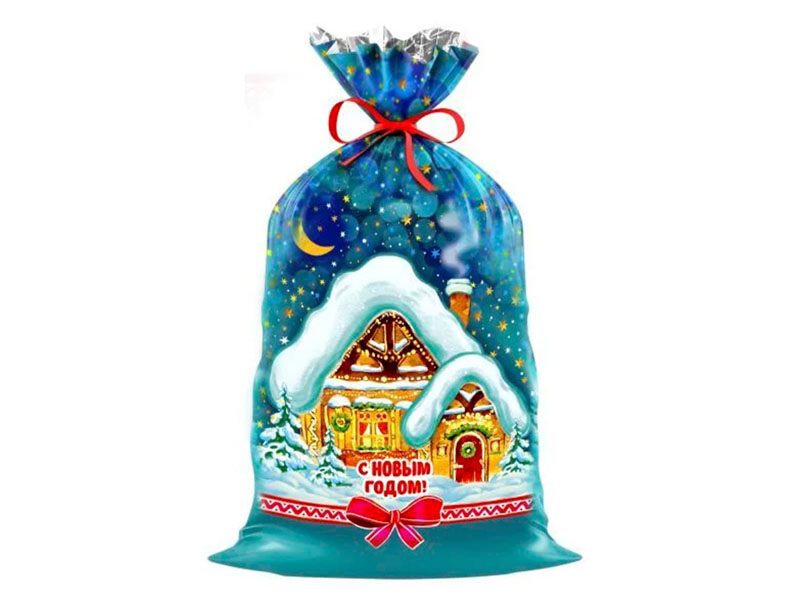 Подарочная упаковка - пакет "Январь 20х35 см" 