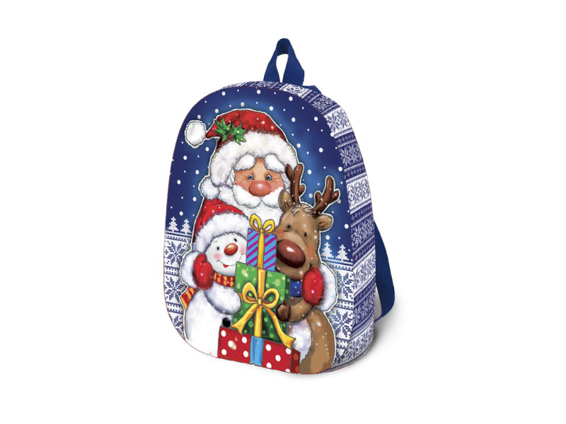 Подарочная упаковка - из текстиля "Рюкзак Друзья" 