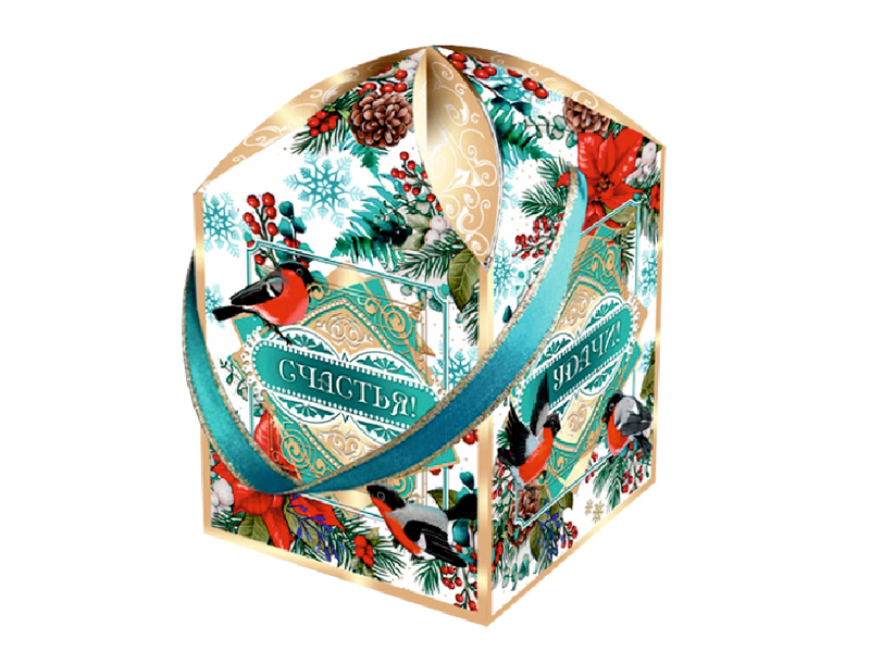 НГ подарок - "Зимние птички" (картон) 500гр арт.05-04